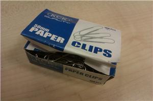 long 50mm  paper clips 70pcs