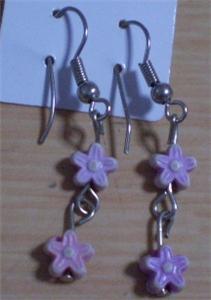 Flower earrings