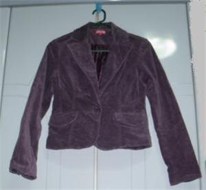Violet Velvet Long Slevee Jacket
