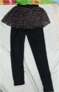 legging with skirt