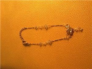 Bracelet with Light Blue Swarovski crystals