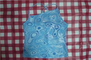 Blue Spaghetti Top 