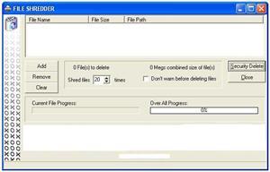 eFiles Shredder