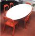 Preowned Oval Shape Meeting Dinning Table (Stainless Steel Legs) with 5 Orange Chairs (stackable). Size: L240cm x W102cm. Condition: Good. Material: Solid Wood (Table) and Hard Plastic (Chair). Self collect at Blk 1003 Bukit Merah Central, INNO Centre.
For trade or enquiry, contact lightbox69@gmail.com or at 98396182.