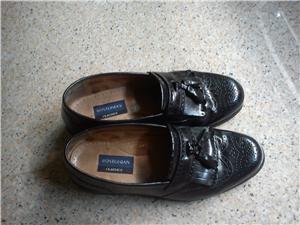 branded genuine leather office shoe