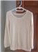 Warm and cosy cream knit pullover, easy to match with any outfit and keeps you nice and warm. 