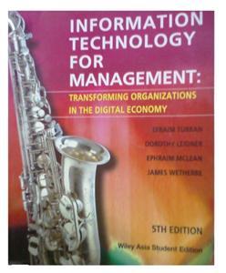 Information Technology for Management: 