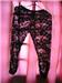 Fits a size S and M.
Stretchable material.
Put against light source to show flower design and transparency.