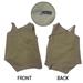 Manufacturer's Size:
XS

Measured Size: 
Width 16"
Length ~24"

Description:
Designer top (Toga + Crossback)
Zip on left side

Material:
Cotton + Spandex

*NEW