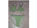 Beautiful apple green bikini set from Australia under Kuluatoll brand. 

Tagged size 10. Waist laid flat measures 12". 

Pre-loved, slit has been made @ bust area to insert pads, otherwise in pristine condition. 

Padding not included. 

AUTHENTIC, bought at original price of over AUD$40, now selling at a mere fraction of the original price! 

Features clasp back and spaghetti strap design. 

Exactly as shown in pic. 