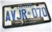 02 nos. of Licence Plate from Canada,
1 with casing and one without...