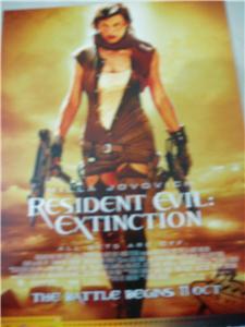 Resident Evil Extinction Movie card