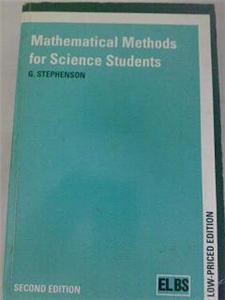 Mathematical Methods for Science Students