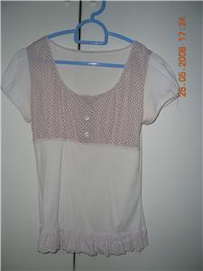 Sweet polka dot cream top BN