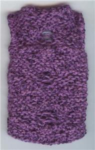 Knitted Hand Phone Pouch - Purple