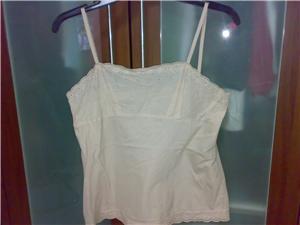 Beige Sleeveless Ttop