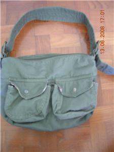 Army green shoulder bag