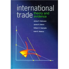 International Trade: theory & evidence