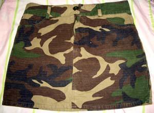 army print skirt