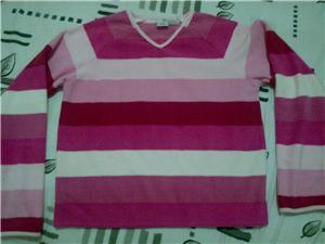 Pink stripes sweater 