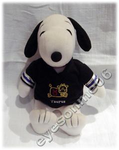 Snoopy Soft Toy in Taurus Shirt