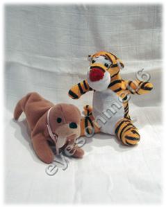 Walrus and Tiger Soft Toys