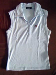 hangten sleeveless polo tee