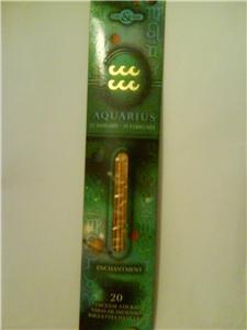 Horoscope Fragrant Incense Sticks AQUARIUS