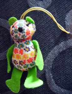 mini bear (flowery green)