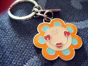 flower key ring