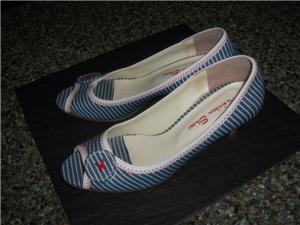 Marine Stripes Heels