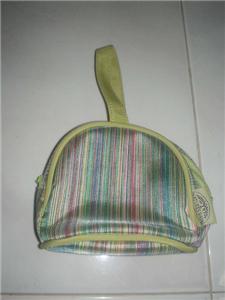 small green strip clutch