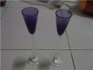 BN Unqiue Handmade Wine Glass Set 3 