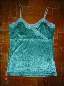 EBASE GREEN VELVET CAMI