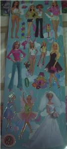 stickers - Barbie Dolls 