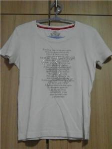 Esprit white tee with diamante