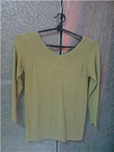 MATCH 3/4 Sleeve Knitted Blouse (Green)