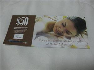 Spa voucher $50 off