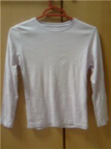 Long sleeve light purple top