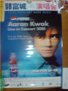 Aaron Kwok 2001 Concert POSTER