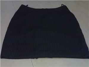 black pin stripe skirt 