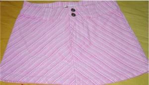 Pink Velvet mini Skirt