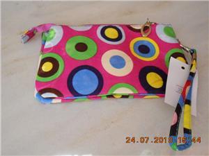 Colourful Wrist Hand Bag [Pink base]