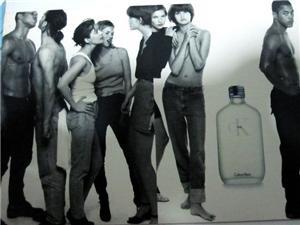 Calvin Klein Postcard 1995 w Models like Kate Moss