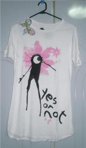 Yes or No White T-Shirt