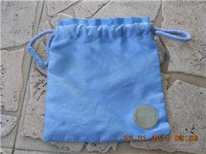 Blue Drawstring Pouch