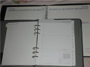 Organiser/Diary notebook