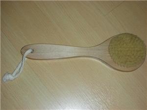 wooden shower brush