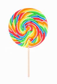 Giant rainbow lollypop (swop)