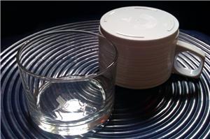 Singapore airline glass+cup set